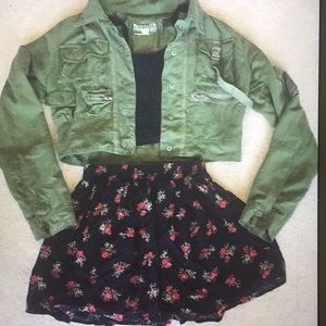 VINTAGE CROPPED MILITARY JACKET